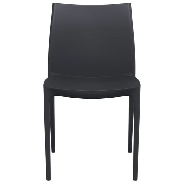 vidaXL Puutarhatuolit 2 kpl antrasiitti 50x46x80 cm polypropeeni