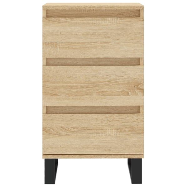 vidaXL Skjenk sonoma eik 40x35x70 cm konstruert tre