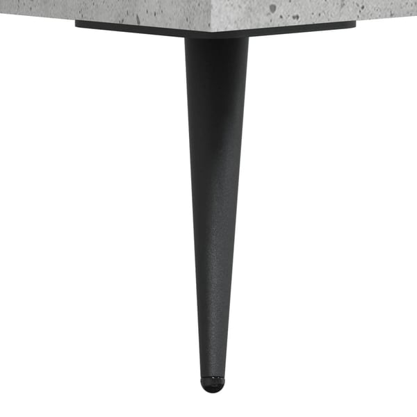 vidaXL Kommode betonggrå 69,5x34x90 cm konstruert tre