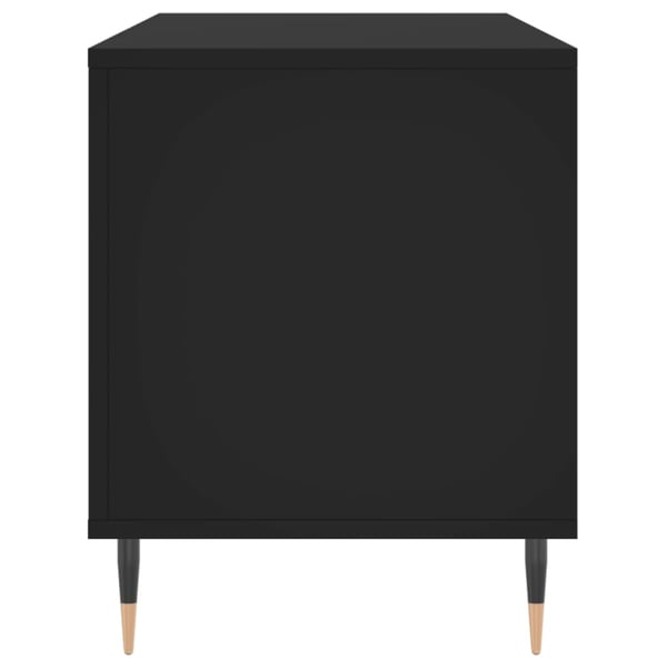 vidaXL Hifi-benk svart 100x38x48 cm konstruert tre