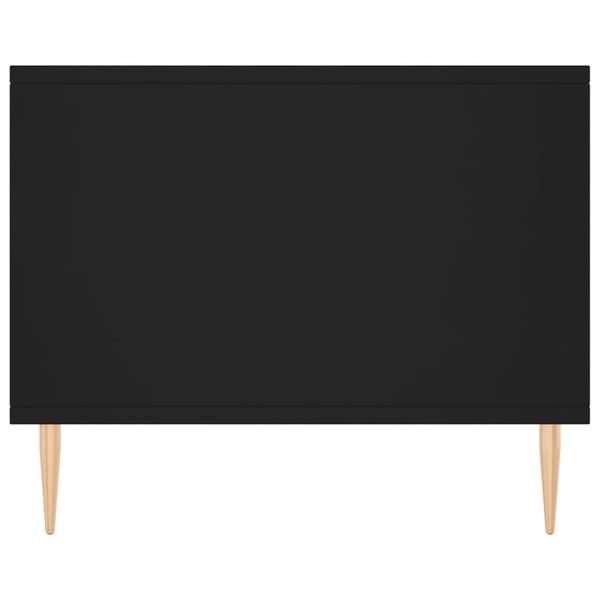 vidaXL Sohvapöytä musta 90x50x40 cm tekninen puu