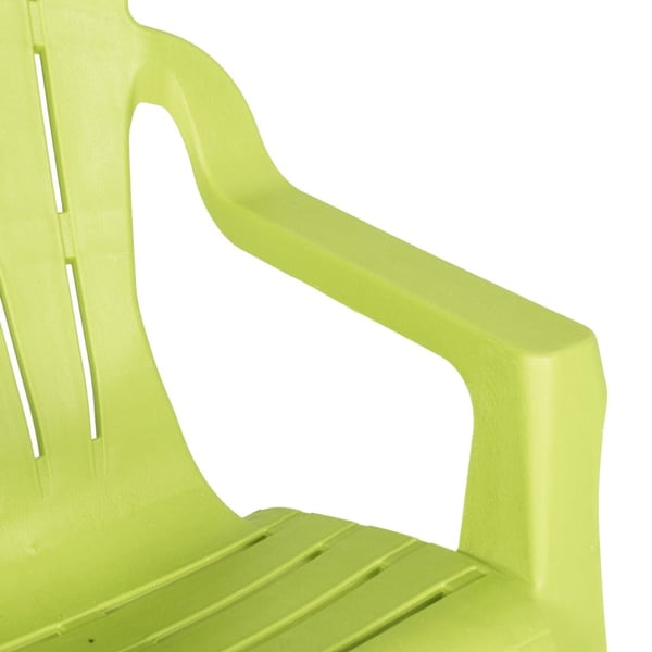 vidaXL Hagestoler 2 stk for barn grønn 37x34x44 cm PP tre-utseende