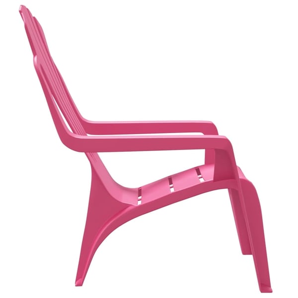 vidaXL Hagestoler 2 stk for barn rosa 37x34x44 cm PP tre-utseende