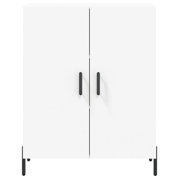 vidaXL Skjenk hvit 69,5x34x90 cm konstruert tre