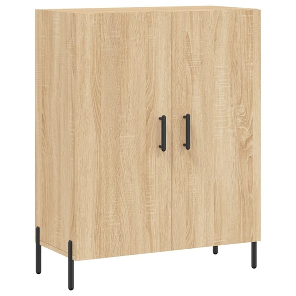 vidaXL skænk 69,5x34x90 cm konstrueret træ sonoma-eg