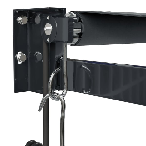 vidaXL Automatisk uttrekkbar markise antrasitt 5x3 m