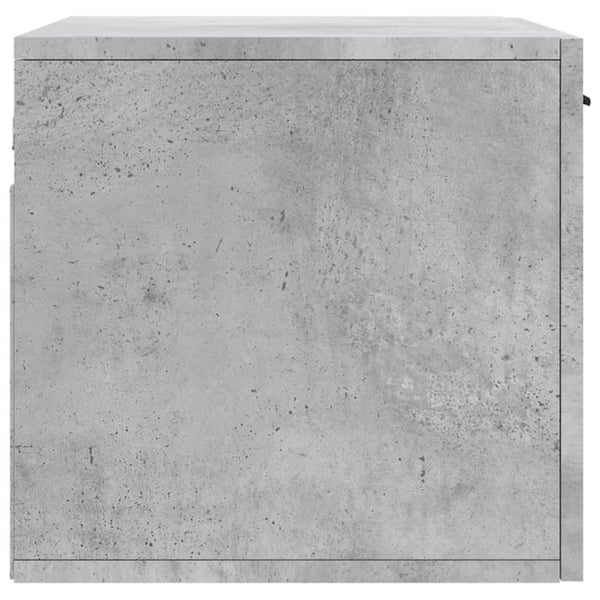 vidaXL Veggskap betonggrå 60x36,5x35 cm konstruert tre