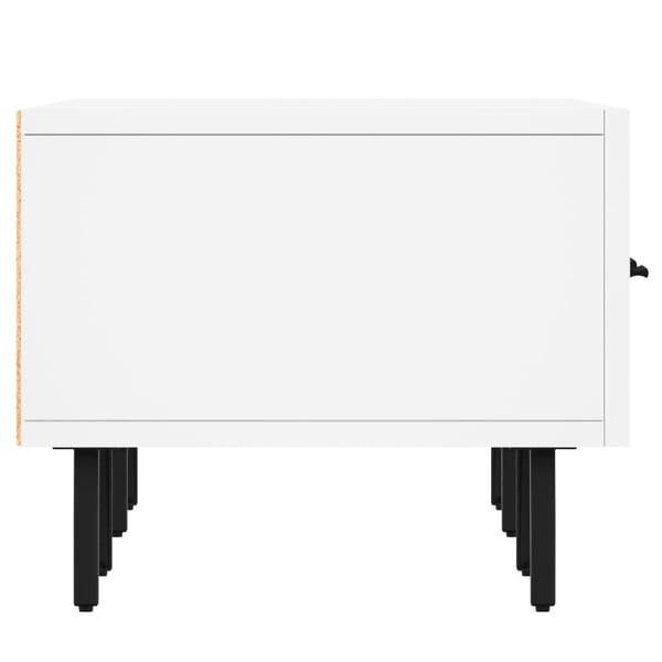 vidaXL TV-benk hvit 150x36x30 cm konstruert tre