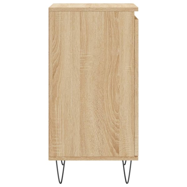 vidaXL Skjenk sonoma eik 40x35x70 cm konstruert tre
