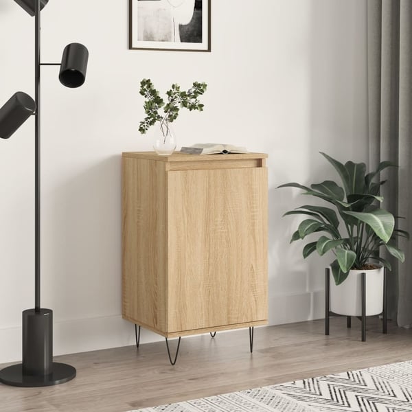 vidaXL skænk 40x35x70 cm konstrueret træ sonoma-eg