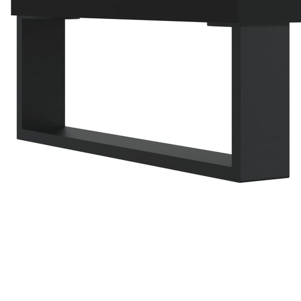 vidaXL Senkit 2 kpl musta 40x35x70 cm tekninen puu
