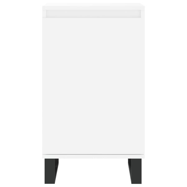 vidaXL Senkit 2 kpl valkoinen 40x35x70 cm tekninen puu