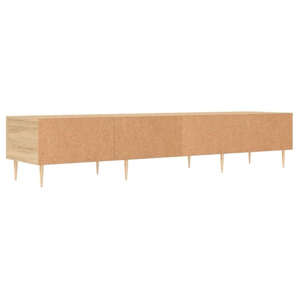 vidaXL TV-benk sonoma eik 150x36x30 cm konstruert tre