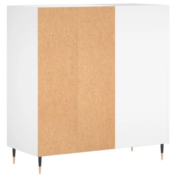 vidaXL Hifi-benk hvit 84,5x38x89 cm konstruert tre
