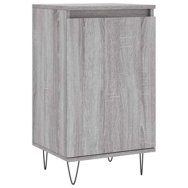 vidaXL Skjenker 2 stk grå sonoma 40x35x70 cm konstruert tre