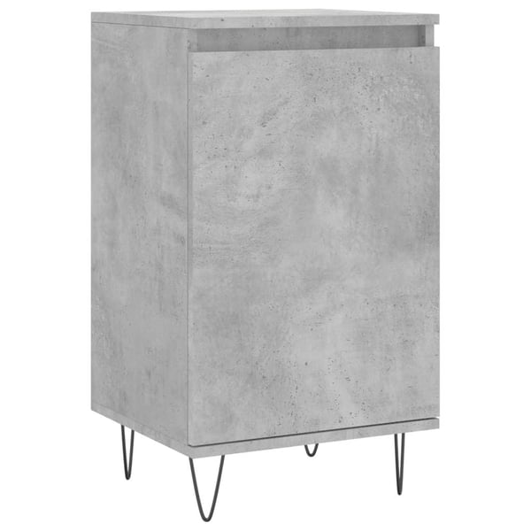 vidaXL Skjenker 2 stk betonggrå 40x35x70 cm konstruert tre