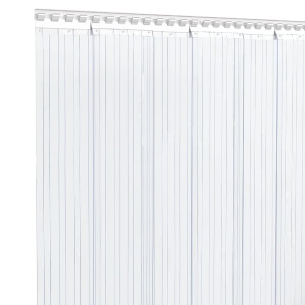 vidaXL Dørgardin gjennomsiktig 300 mm x 2,6 mm 25 m PVC