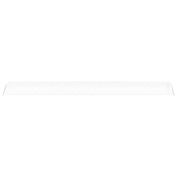 vidaXL drivhus med stålstel 72 m² 24x3x2 m hvid