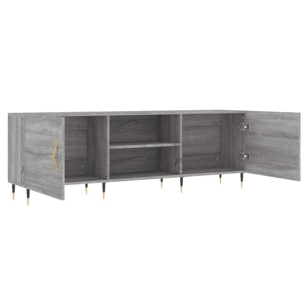 vidaXL TV-taso harmaa Sonoma 150x30x50 cm tekninen puu