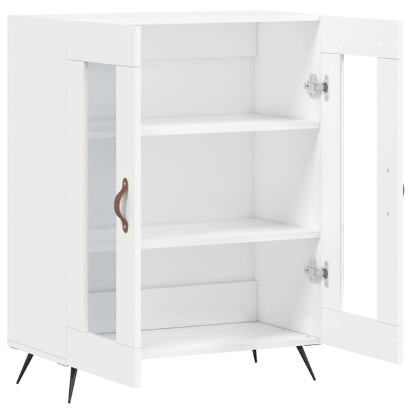 vidaXL skænk 69,5x34x90 cm konstrueret træ hvid