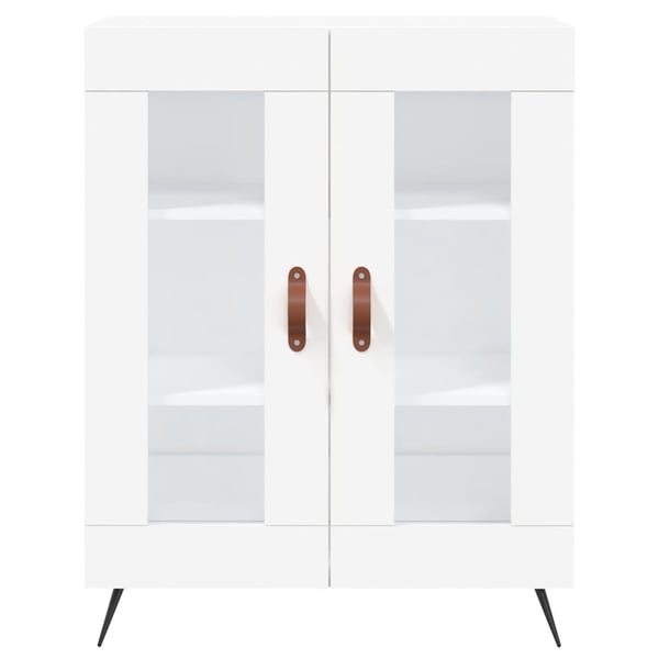 vidaXL skænk 69,5x34x90 cm konstrueret træ hvid