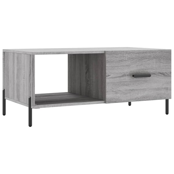 vidaXL sofabord 90x50x40 cm konstrueret træ grå sonoma-eg