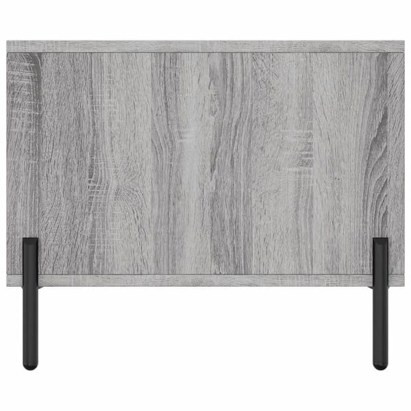 vidaXL Salongbord grå sonoma 90x50x40 cm konstruert tre