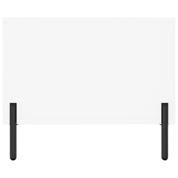 vidaXL Salongbord hvit 90x50x40 cm konstruert tre