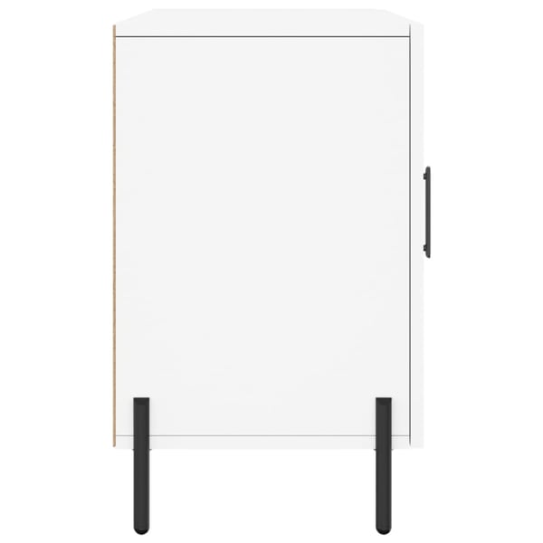 vidaXL Skjenk hvit 100x36x60 cm konstruert tre
