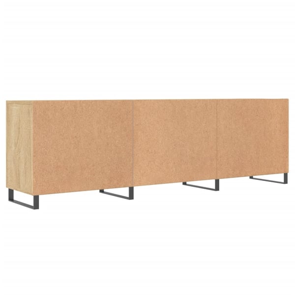 vidaXL tv-bord 150x30x50 cm konstrueret træ sonoma-eg