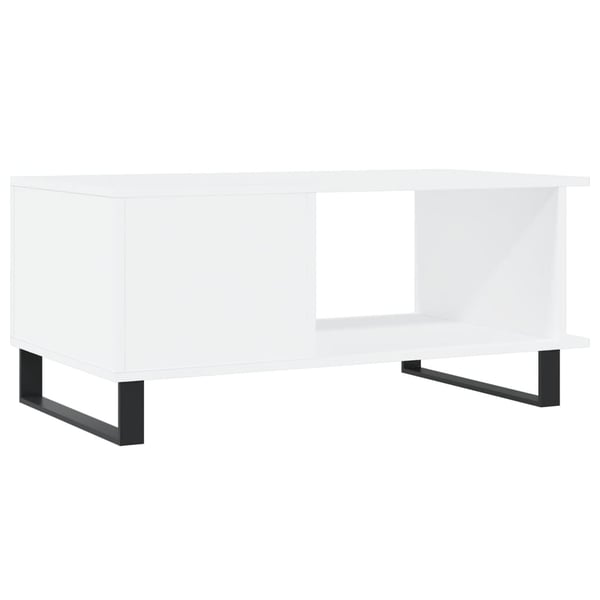 vidaXL sofabord 90x50x40 cm konstrueret træ hvid