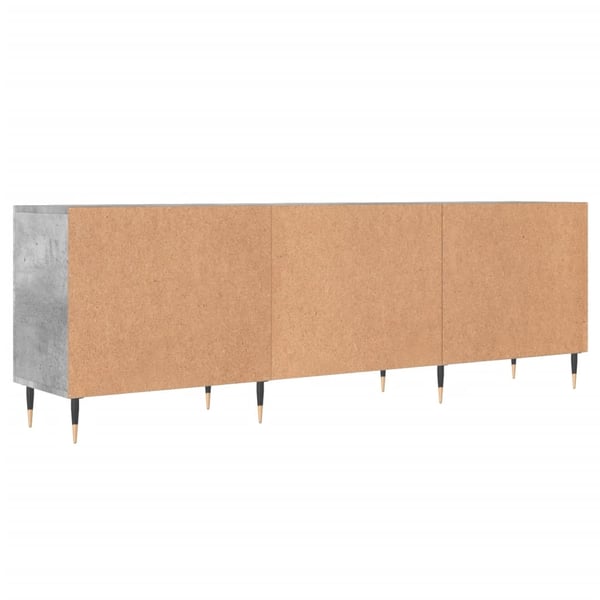 vidaXL TV-benk betonggrå 150x30x50 cm konstruert tre