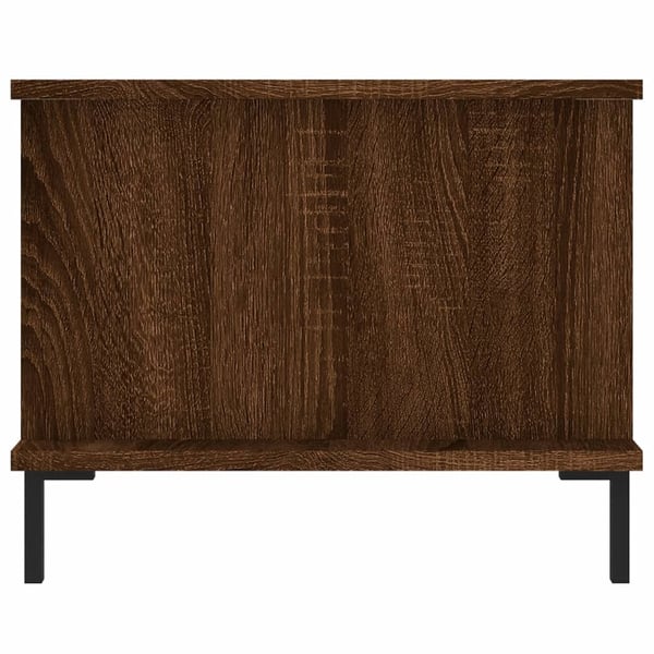 vidaXL Salongbord brun eik 90x50x40 cm konstruert tre