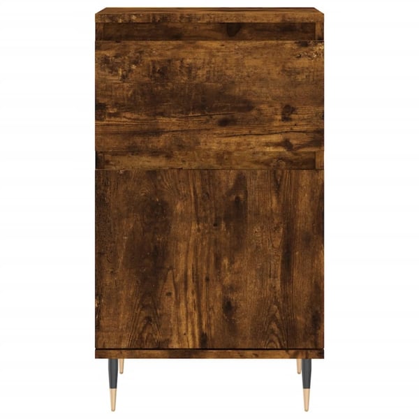 vidaXL Skjenk røkt eik 40x35x70 cm konstruert tre