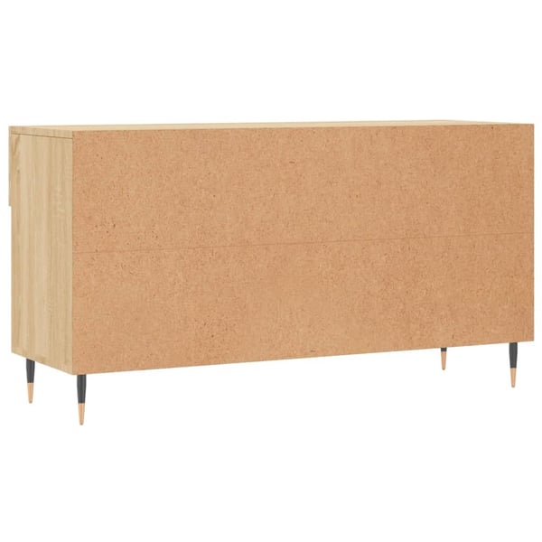 vidaXL Skoskap sonoma eik 102x35x55 cm konstruert tre