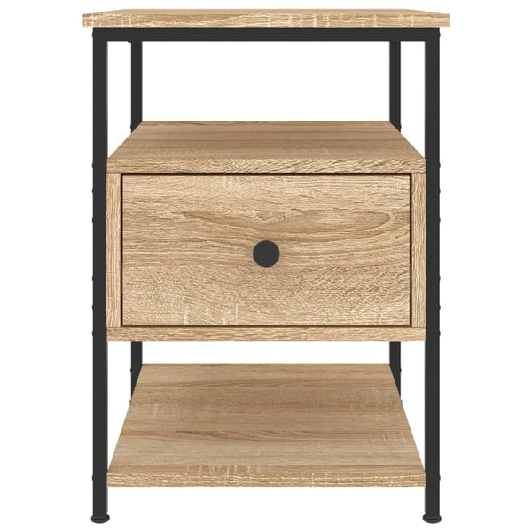 vidaXL Nattbord 2 stk sonoma eik 40x42x56 cm konstruert tre