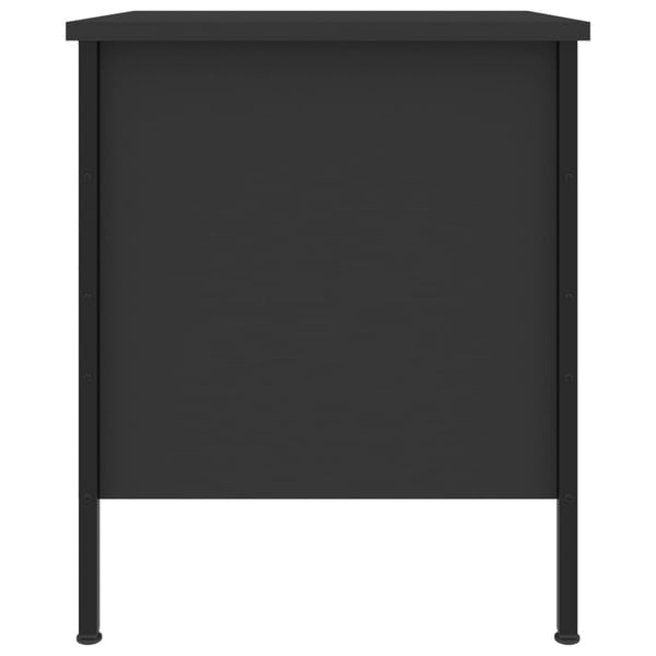 vidaXL sengeborde 2 stk. 40x42x50 cm konstrueret træ sort