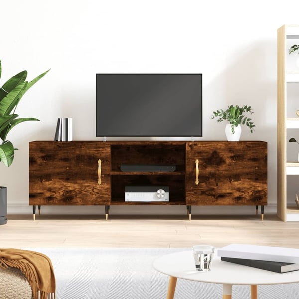 vidaXL TV-taso savutammi 150x30x50 cm tekninen puu