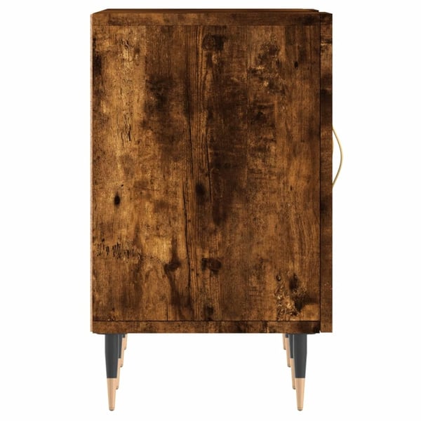 vidaXL TV-benk røkt eik 150x30x50 cm konstruert tre