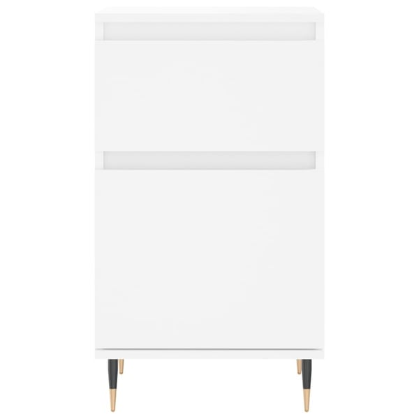 vidaXL Skjenk hvit 40x35x70 cm konstruert tre