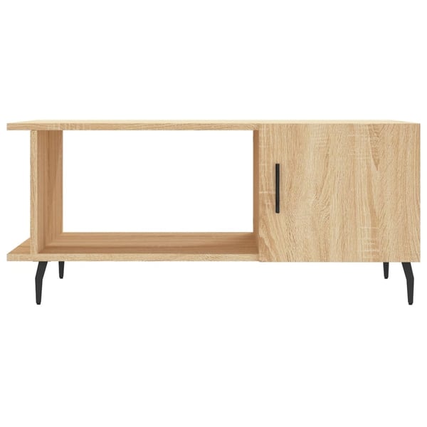 vidaXL sofabord 90x50x40 cm konstrueret træ sonoma-eg