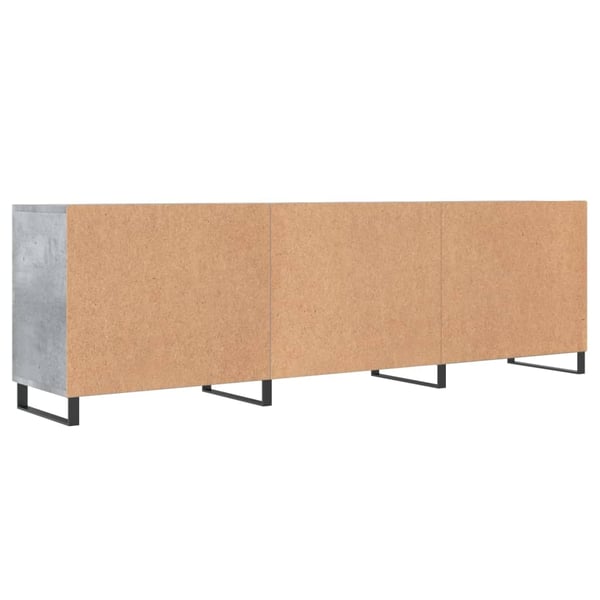 vidaXL TV-benk betonggrå 150x30x50 cm konstruert tre