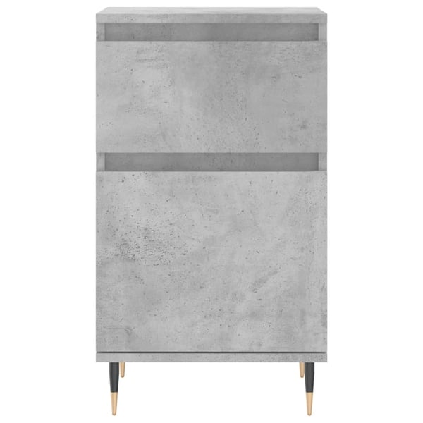 vidaXL Skjenk betonggrå 40x35x70 cm konstruert tre