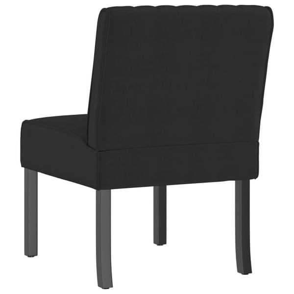 vidaXL stol velour sort