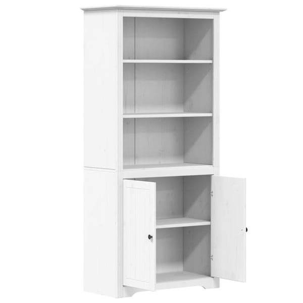 vidaXL bogreol BODO 80x40x172 cm massivt fyrretræ hvid