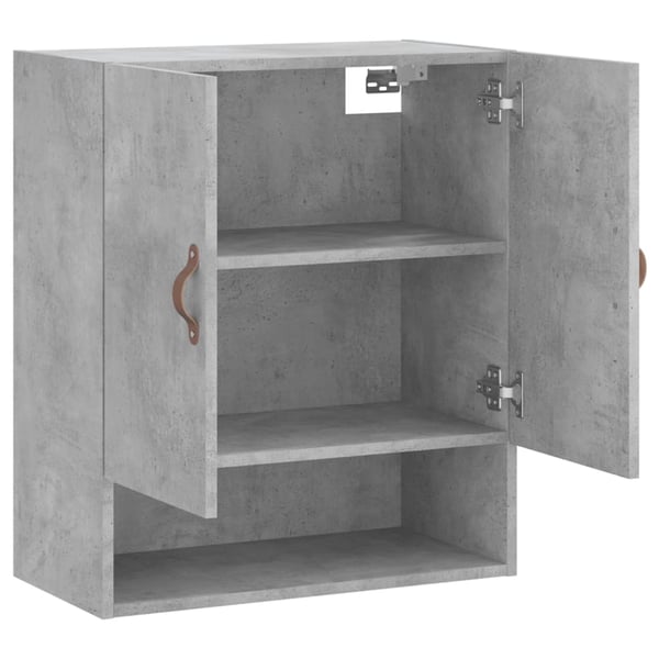 vidaXL Veggskap betonggrå 60x31x70 cm konstruert tre