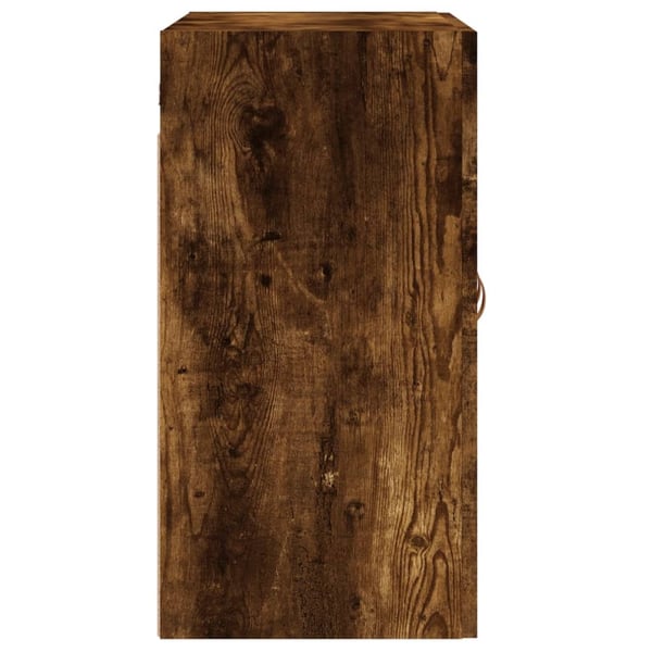 vidaXL Veggskap røkt eik 60x31x60 cm konstruert tre