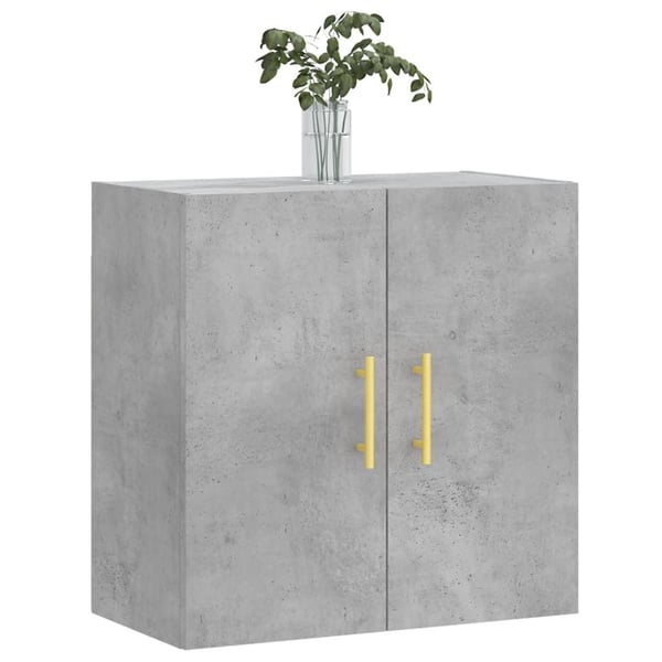 vidaXL Veggskap betonggrå 60x31x60 cm konstruert tre