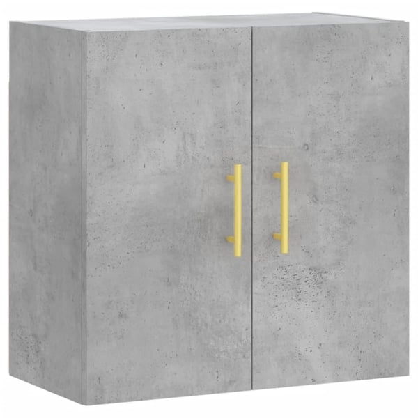 vidaXL Veggskap betonggrå 60x31x60 cm konstruert tre