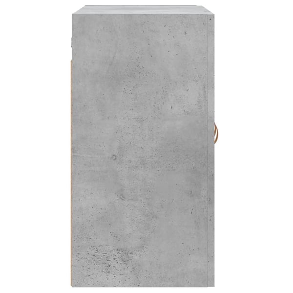 vidaXL Veggskap betonggrå 60x31x60 cm konstruert tre